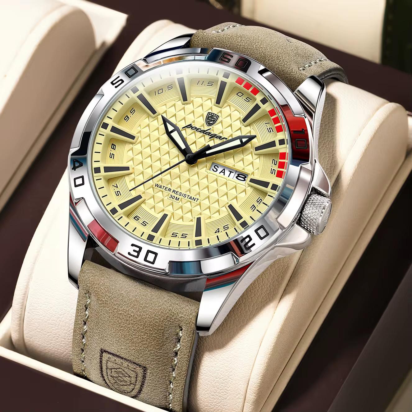Poedagar Leather Watch thumbnail 2